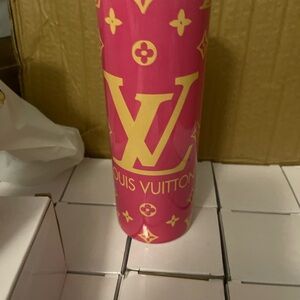 Louis Vuitton Pink and Yellow Tumbler